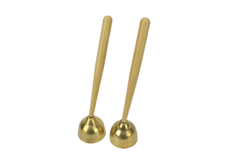 Hand Bell Sold as a Pair 6 1/2” 
